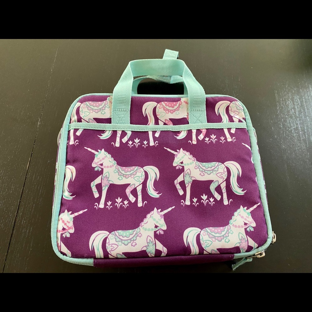 SOLD Pottery Barn Rectangle unicorn lunch box